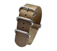 Elegantyl 18mm - 24mm Cinturino in nylon NATO Heavy Duty con cinturino di ricambio in tela arcobaleno, 22mm