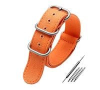 Elegantyl 20mm 22mm 24mm 26mm Cinturino in nylon Cinturino per orologio in nylon NATO con fibbia in acciaio a cinque anelli, 26mm