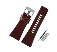 Elegantyl Cinturino in pelle da 22mm - 34mm Accessori per orologi da polso da uomo di ricambio + strumento di installazione, 34mm