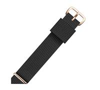 Elegantyl Cinturino per orologio in nylon 12mm - 20mm Cinturino per orologio a righe colorate Cinturino per orologio da uomo e da donna, 14mm