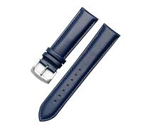 Elegantyl Cinturino per orologio in vera pelle color blu scuro Cinturino per orologio da uomo 20mm 21mm 22mm, 22mm