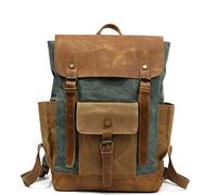 Elegantyl Modo Zaino Uomo Borsa Computer Zaini Casual, Borsa a Tracolla for Scuola da Viaggio for Uomo, Zaino for Laptop da 14"Vintage da Viaggio Multifunzione d'Affari Zaino