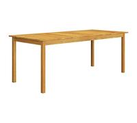 Eleganz 7 pezzi Set da pranzo da giardino in legno marrone - Mobili da esterno durevoli per terrazza e giardino, resistente alle intemperie e comodi