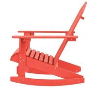 Eleganz Adirondack - Sedia a dondolo in legno di abete massiccio, per terrazza e balcone, durevole e resistente alle intemperie, comoda altalena all'aperto