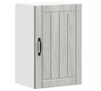 Eleganz Armadio da cucina Lucca grigio in legno - Moderno spazio per piccole cucine, durevole e salvaspazio