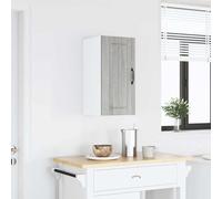 Eleganz Armadio da cucina Lucca grigio in legno - Moderno spazio per piccole cucine, durevole e salvaspazio