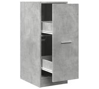 Eleganz Armadio da farmacia, grigio cemento, 30 x 41 x 77,5 cm, moderno armadio da soggiorno in materiale di legno, soluzione di stoccaggio per ordine e stile
