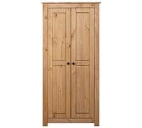 Eleganz Armadio in legno di pino massiccio, 80 x 50 x 171,5 cm, Panama, robusto e durevole, per ogni casa, ideale per piccoli spazi
