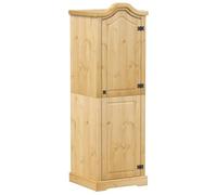 Eleganz Armadio in legno di pino massiccio con finitura in cera di miele, 55 x 52 x 170 cm, durevole ed ecologico, ideale per piccoli spazi