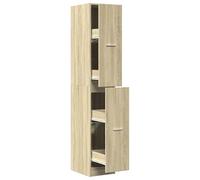 Eleganz Armadio per farmacia, in rovere Sonoma, 30 x 41 x 174,5 cm, set di mobili da soggiorno in legno, elegante e pratico per arredi moderni
