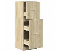 Eleganz Armadio per farmacia, rovere Sonoma, 40 x 41 x 118 cm, in legno - Set di mobili da soggiorno per una conservazione elegante, salvaspazio e durevole