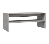 Eleganz Coffee Table Gray Sonoma 100 x 40 x 40 cm for Living Room, Sturdy Wood Material Modern Side Table, Compact Design for Small Spaces