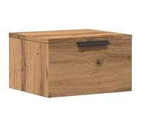 Eleganz Comodino in legno - rovere artisano 34 x 30 x 20 cm - camera da letto comò dal design elegante - salvaspazio e durevole