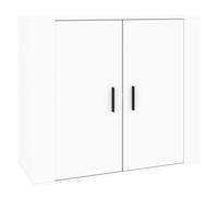 Eleganz Credenza bianca 80 x 33 x 70 cm - Mobili moderni in legno - soluzione di archiviazione per piccoli spazi, durevole ed elegante