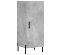Eleganz Credenza grigio cemento, 90 cm, set di mobili moderni in legno | soluzione di archiviazione per piccoli spazi | 34,5 x 34 x 90 cm | Design elegante per una vita moderna