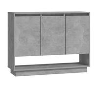 Eleganz Credenza grigio cemento 97 x 31 x 75 cm | Mobili moderni in legno | Soluzione di archiviazione per piccoli spazi | Durevole ed elegante