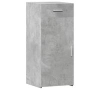 Eleganz Credenza grigio cemento, set di mobili da soggiorno in materiale di legno, moderno ed elegante, 40 x 42,5 x 93 cm, salvaspazio e durevole
