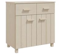 Eleganz Credenza HAMAR marrone miele 79 x 40 x 80 cm in legno massello di pino - Set di mobili da soggiorno durevole e stabile, ideale per arredi moderni