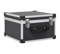 Eleganz Custodia per CD in ABS con rivestimento in alluminio per 40 CD - Robusto ed elegante - Soluzione di archiviazione perfetta per CD - Ideale per casa o ufficio