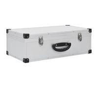 Eleganz Custodia per CD in legno e ABS con rivestimento in alluminio per 80 CD - Elegante soluzione di archiviazione per CD, robusta e durevole - Ideale per organizzare e proteggere la tua collezione