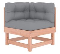 Eleganz Divano angolare in legno massiccio di Douglas - Divano da giardino naturale per terrazza e giardino - Durevole ed ecologico - Perfetto per famiglie e amanti della natura