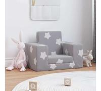 Eleganz Divano letto per bambini - Morbido divano in peluche con stelle, 100% poliestere - accogliente arredamento per neonati e bambini per sogni carini