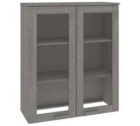 Eleganz HAMAR - Top da soggiorno in legno massello, 85 x 35 x 100 cm, colore: grigio chiaro
