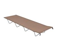 Eleganz Letti da campeggio, 2 pezzi, leggeri e stabili per le avventure all'aria aperta, 180 x 60 x 19 cm, tessuto Oxford e acciaio tortora, ideali per il campeggio e le escursioni