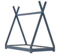 Eleganz Lettino per bambini in legno massello di pino 90 x 200 cm - Struttura robusta con doghe in compensato per un sonno sano e sicuro
