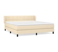 Eleganz Letto a molle con materasso, 180 x 200 cm, rivestimento in tessuto di alta qualità, sistema di sonno di lusso per camera da letto, comodo e di supporto per un sonno riposante