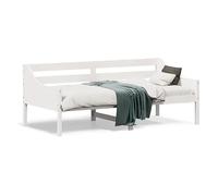 Eleganz Letto giornaliero senza materasso 75 x 190 cm in legno massello di pino - Lettino per bambini e ragazzi - Legno naturale durevole per un sonno sicuro