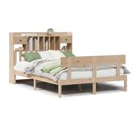 Eleganz Letto in legno di pino massiccio, 140 x 200 cm, con scaffale, ricambio per armadi di piccole dimensioni, durevole ed elegante, letti e accessori