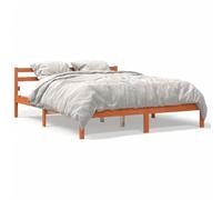 Eleganz Letto in legno massello, 200 x 200 cm, in legno di pino - marrone cera, stabile e durevole per camera da letto, senza materasso, design naturale per un sonno riposante