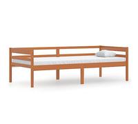 Eleganz Letto in legno massello di pino 90 x 200 cm, marrone miele - legno durevole e naturale per un sonno sano - ideale per chi soffre di allergie e amanti della sostenibilità
