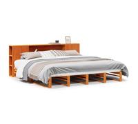 Eleganz Letto in legno massiccio, 180 x 200 cm, senza materasso, marrone cerato naturale, per camera da letto e zona ospite, durevole ed elegante, soluzione perfetta per un sonno riposante