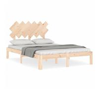 Eleganz Letto in legno massiccio con testiera - Moderno letto in legno sostenibile per camera da letto - Durevole ed elegante - Perfetta ergonomia per un sonno riposante