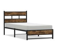 Eleganz Letto in metallo, 75 x 190 cm, struttura semplice e durevole, senza materasso, per camera da letto e zona ospite, struttura stabile, decorazione per la casa moderna