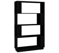 Eleganz Libreria in legno di pino massiccio, divisorio 80 x 25 x 132 cm, durevole ed ecologico, ideale per piccoli appartamenti e uffici