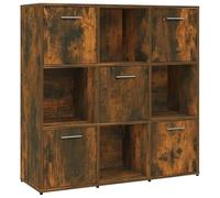 Eleganz Libreria in legno per soggiorno e ufficio, 90 x 30 x 90 cm, scaffale stabile con elevata portata, salvaspazio e moderno