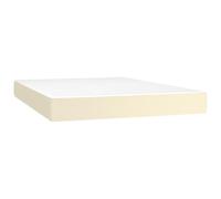 Eleganz Materasso a molle insacchettate, 140 x 190 cm, in similpelle, comodo materasso per camera da letto e letto degli ospiti, altezza 20 cm, per un comfort ottimale