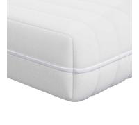Eleganz Materasso a molle insacchettate, 80 x 160 cm, bianco, testiera premium per un sonno riposante, ideale per camere degli ospiti e cameretta dei bambini