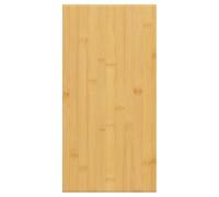 Eleganz Mensola da parete in bambù, 40 x 20 x 4 cm, moderna scaffalatura per cucina, bagno e soggiorno, robusta soluzione di archiviazione con laccatura, ideale per piccoli spazi