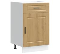 Eleganz Mobile da cucina in legno di quercia Porto Artisan, base per angolo cottura, durevole ed elegante, perfetto per cucine moderne