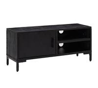 Eleganz Mobile TV in legno massello di pino 90 x 30 x 40 cm - Base moderna per altoparlanti e multimediali, elegante mobile da soggiorno con spazio di archiviazione