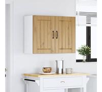 Eleganz Mobiletto da cucina Lucca Artisan in legno di quercia - Spazio moderno per piccole cucine, durevole e salvaspazio