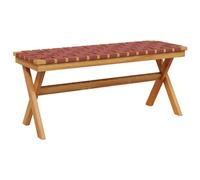 Eleganz Panchina da giardino in legno massello di acacia, trattata con olio, durevole e facile da pulire, perfetta per giardino, terrazza o balcone - Elegante seduta per gli amanti della natura