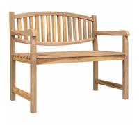 Eleganz Panchina da giardino in teak massiccio, durevole e resistente alle intemperie, per giardino, terrazza o balcone, con vernice a base d'acqua per una protezione ottimale, elegante mobili da