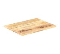 Eleganz Piano in legno massello di mango 70 x 60 cm, naturale e durevole, per cucina, sala da pranzo o ufficio, perfetto per piccoli spazi e amanti della sostenibilità
