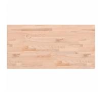 Eleganz Piano lavabo, 80 x 40 x 1,5 cm, in legno di faggio massiccio, non trattato, durevole ed ecologico per bagno e WC degli ospiti
