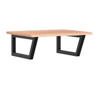 Eleganz Piano lavabo con supporto in acciaio e rovere massello - Moderno set di mobili da bagno per lavabo, durevole ed elegante